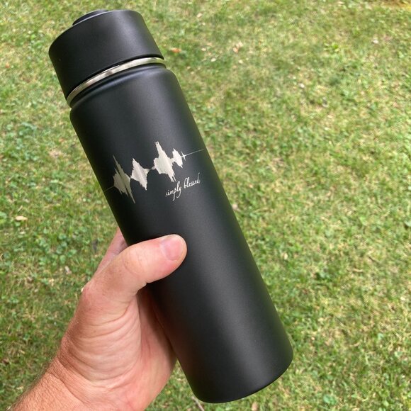 Simply Blessed Soundwave 22oz Water Bottle - Picture 6 of 12